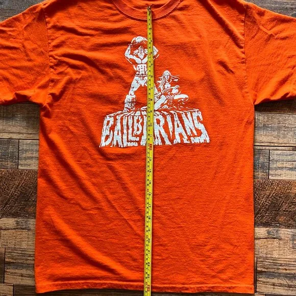 Ballbarians Basketball Jersey Shirt Loco #13 Streetwear Orange T-shirt Small - Picture 4 of 4
